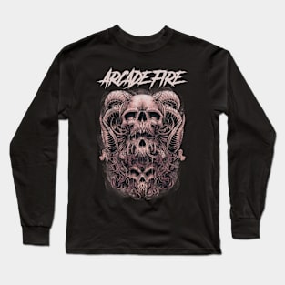 FIRE ARCADE BAND Long Sleeve T-Shirt